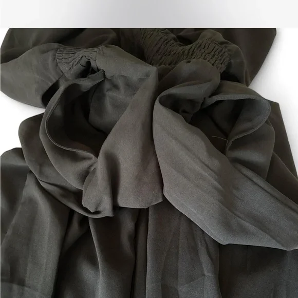 Elegant Black Wide-Leg Jumpsuit - Picture 6 of 8